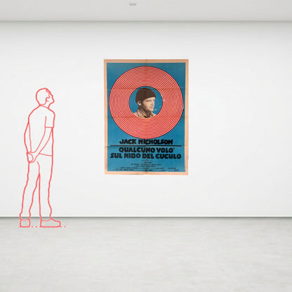 Manifesto di cinema - Qualcuno Volo’ sul nido del Cuculo