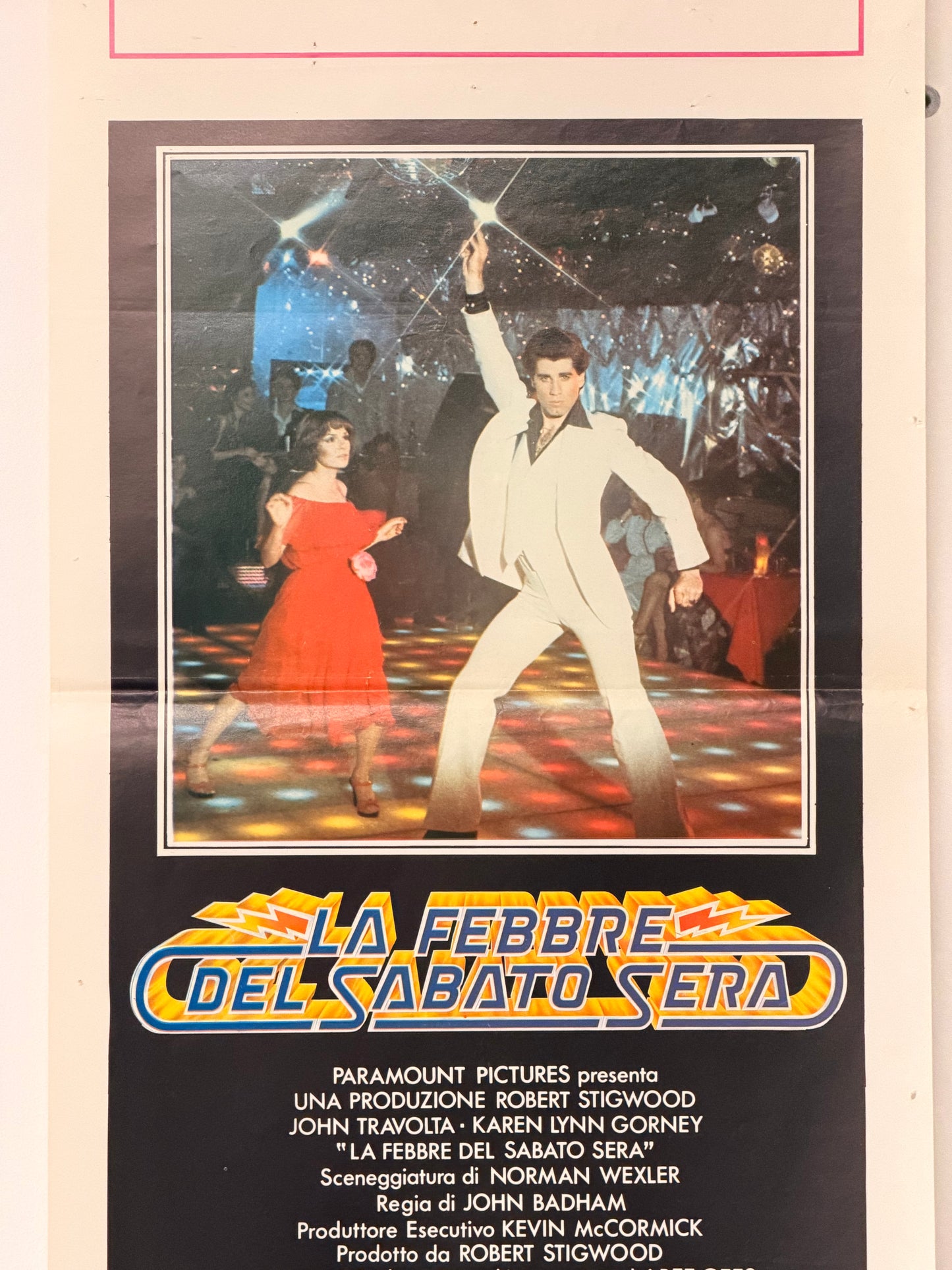 Locandina di cinema - Febbre del sabato sera