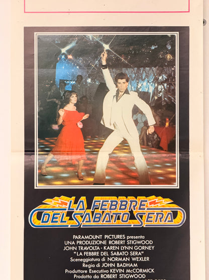 Locandina di cinema - Febbre del sabato sera