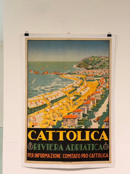 Manifesto pubblicitario originale - Cattolica ENIT