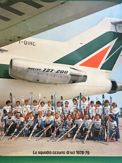 Manifesto pubblicitario originale - Alitalia