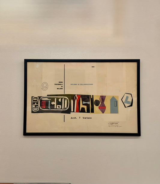 Manifesto pubblicitario originale - Triennale di Milano