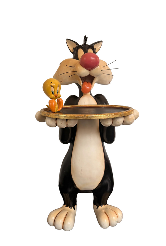 Statua originale Disney - Gatto Silvestro e Titti