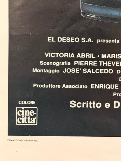 Locandina di cinema - Tacchi a spillo - Almodovar