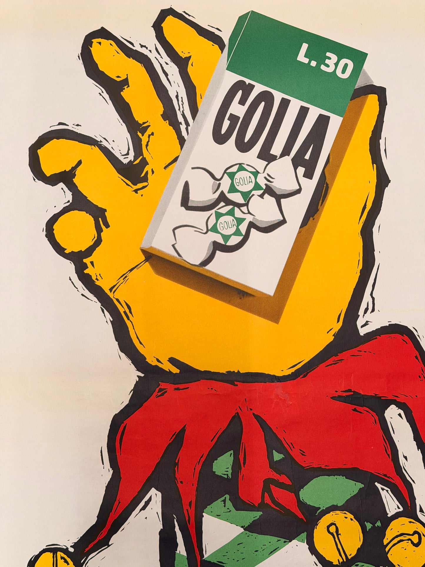 Manifesto pubblicitario originale - Golia