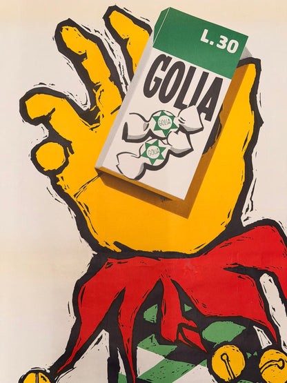 Manifesto pubblicitario originale - Golia
