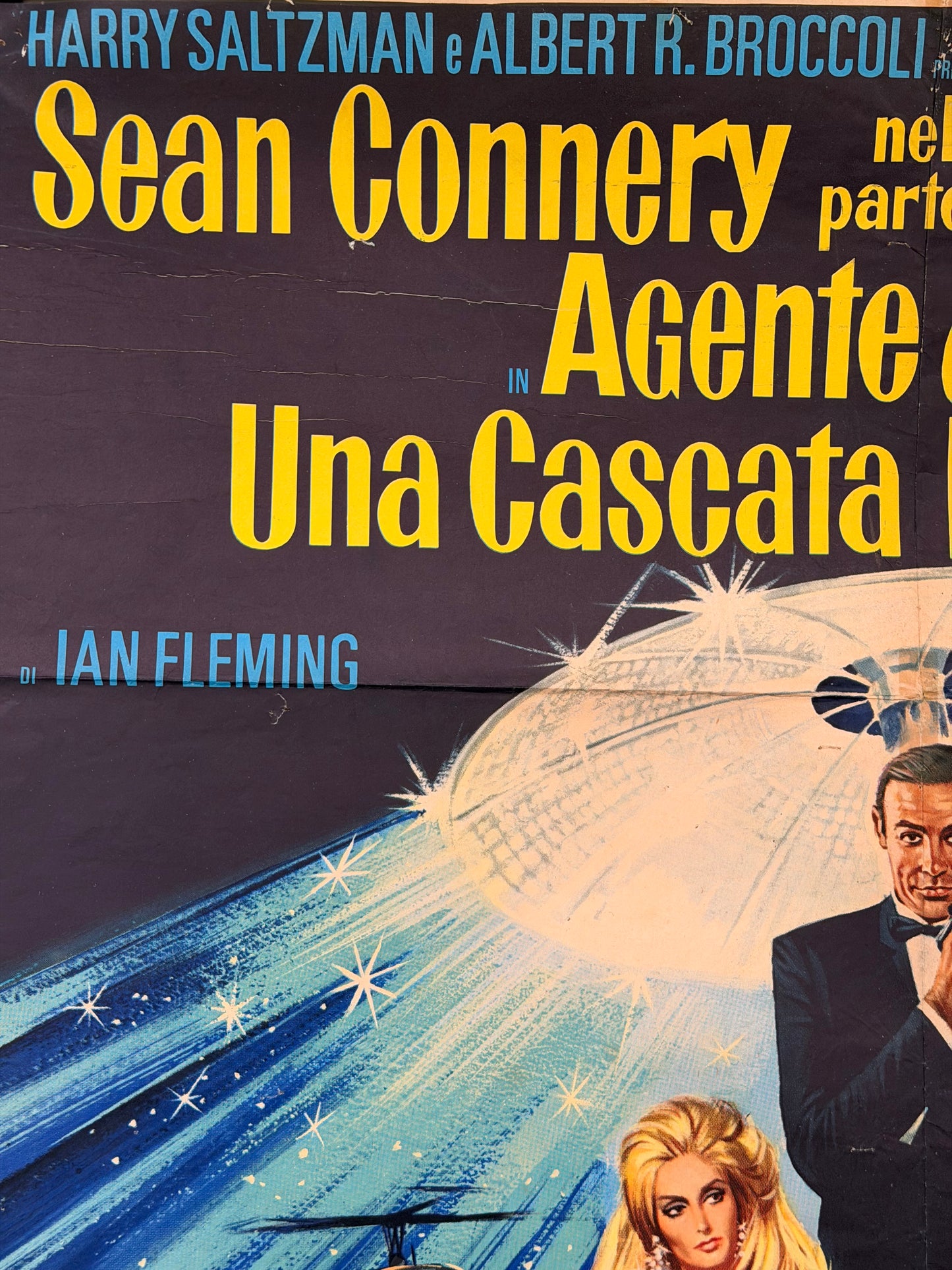 Manifesto di cinema - 007 Una Cascata di Diamanti - Sean Connery