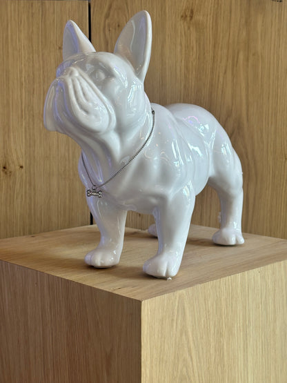 Statua decorativa - Bulldog bianco