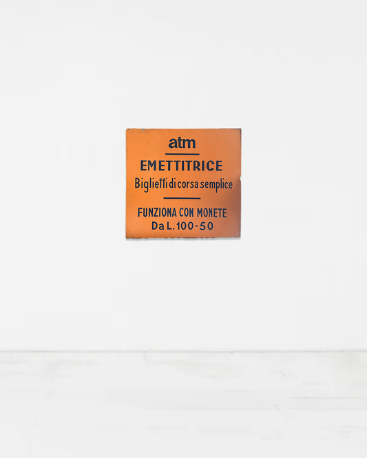 Insegna originale ATM Milano