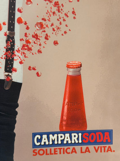 Manifesto pubblicitario originale - Campari Soda