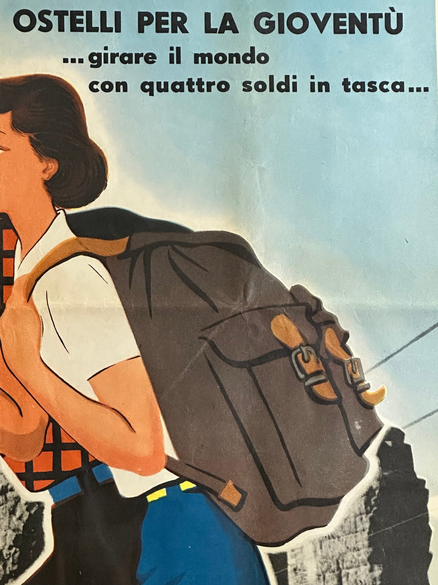 Manifesto pubblicitario originale - Ferrovie dello Stato