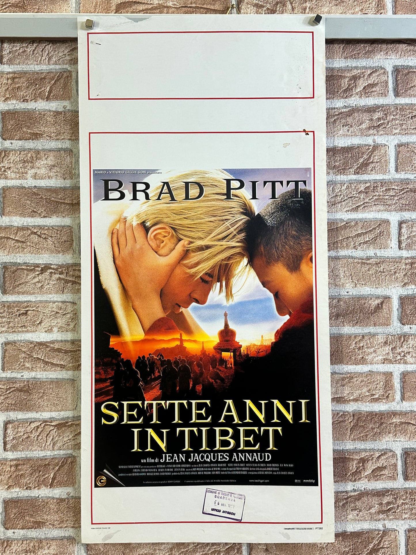 Locandina originale di cinema - Sette Anni In Tibet