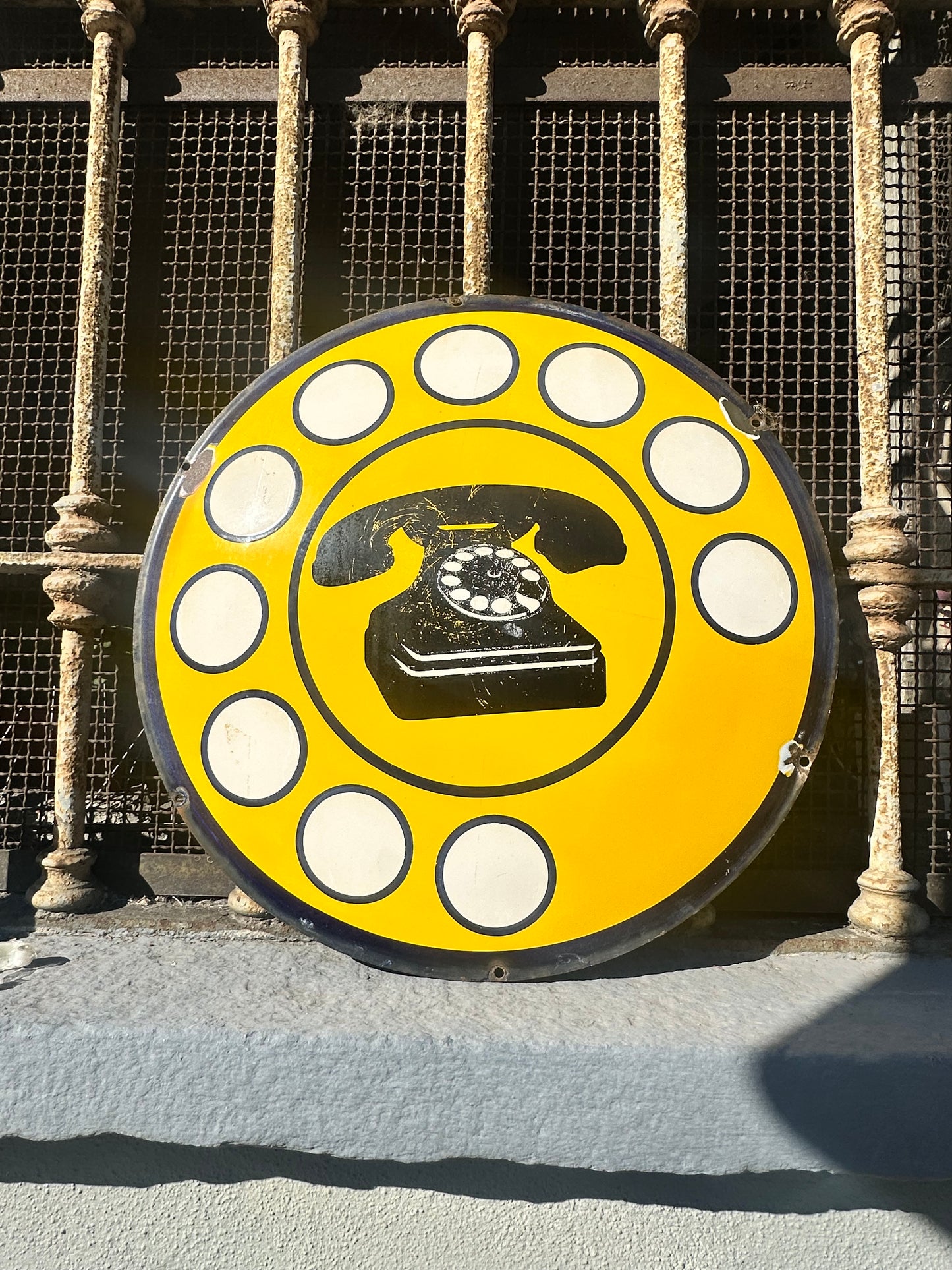 Insegna smaltata - Telefonica