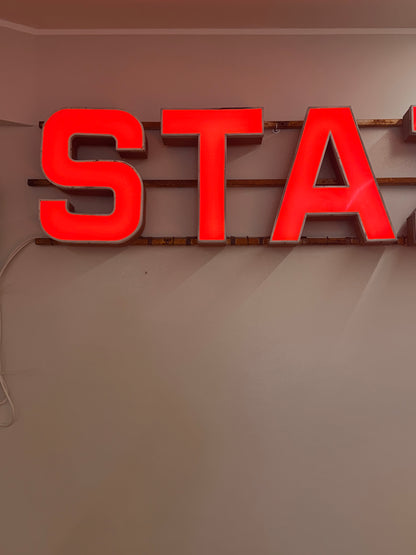 Insegna luminosa originale - Stazione