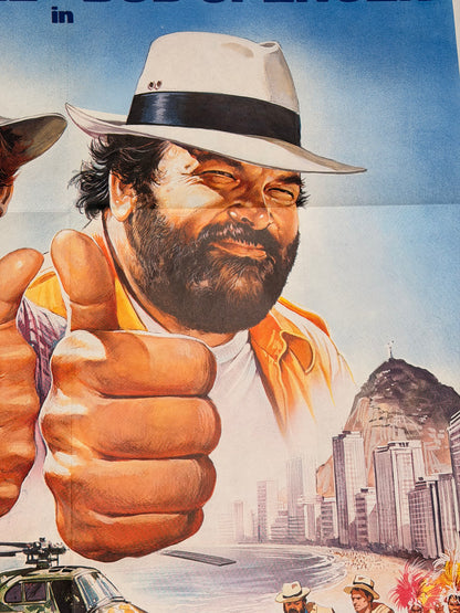 Manifesto di cinema - Non c'è due senza quattro - Bud Spencer e Terence Hill