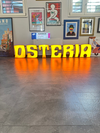 Insegna luminosa originale - Osteria