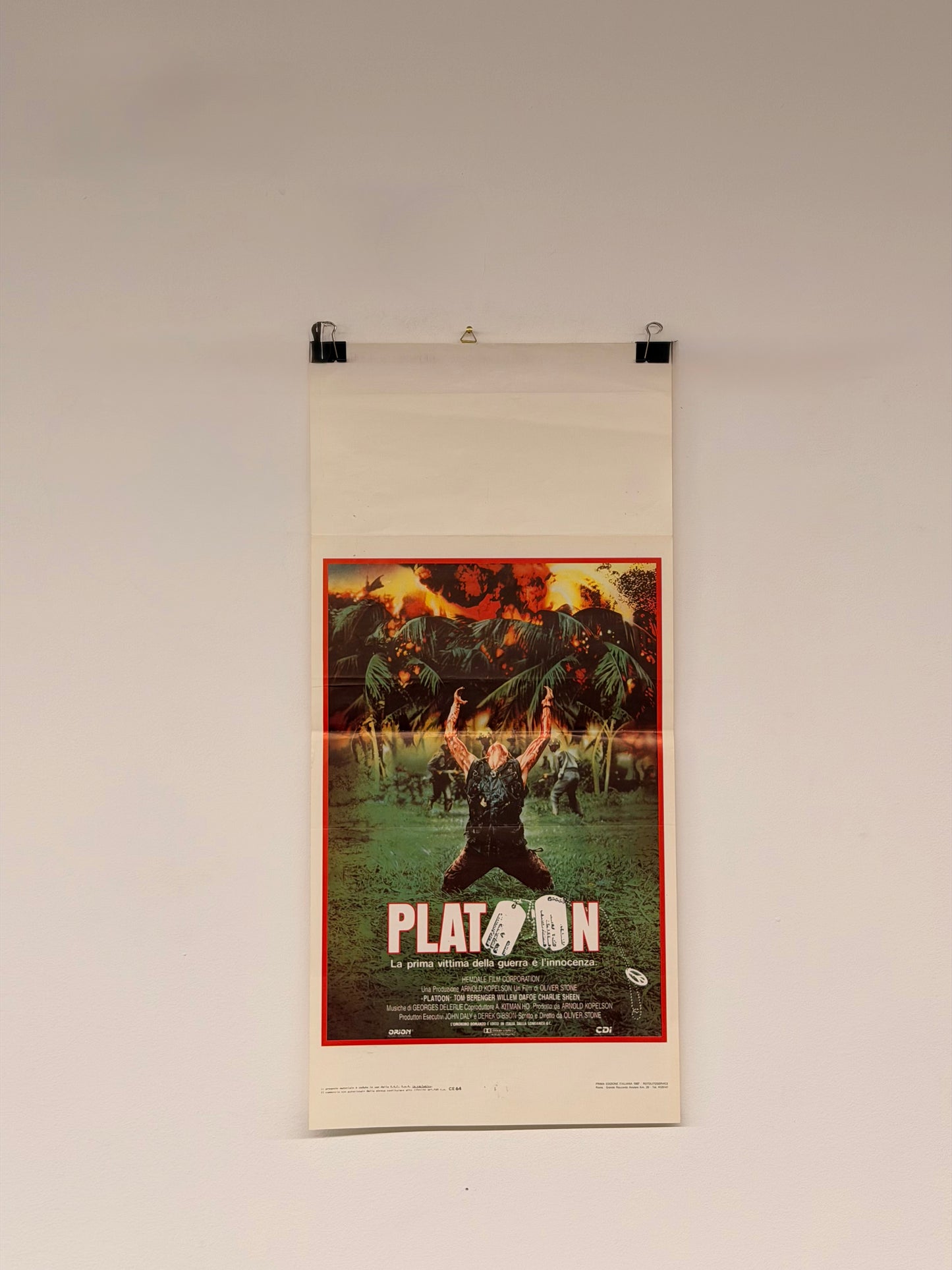 Locandina di cinema - Platoon