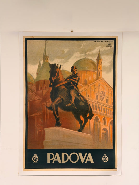 Manifesto pubblicitario originale - Padova ENIT