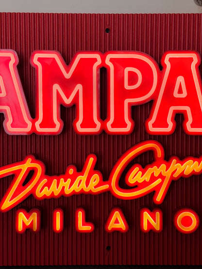 Insegna luminosa originale - Campari Milano