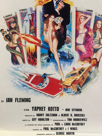 Locandina di cinema - 007 Vivi e lascia morire