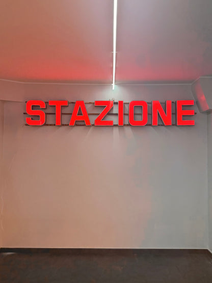 Insegna luminosa originale - Stazione