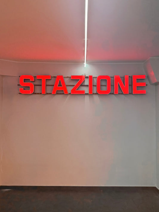 Insegna luminosa originale - Stazione