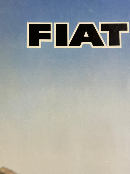 Manifesto pubblicitario originale - Fiat 1100