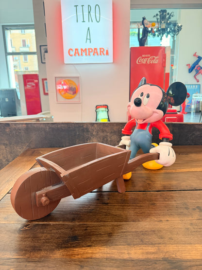Statua originale Topolino agricoltore