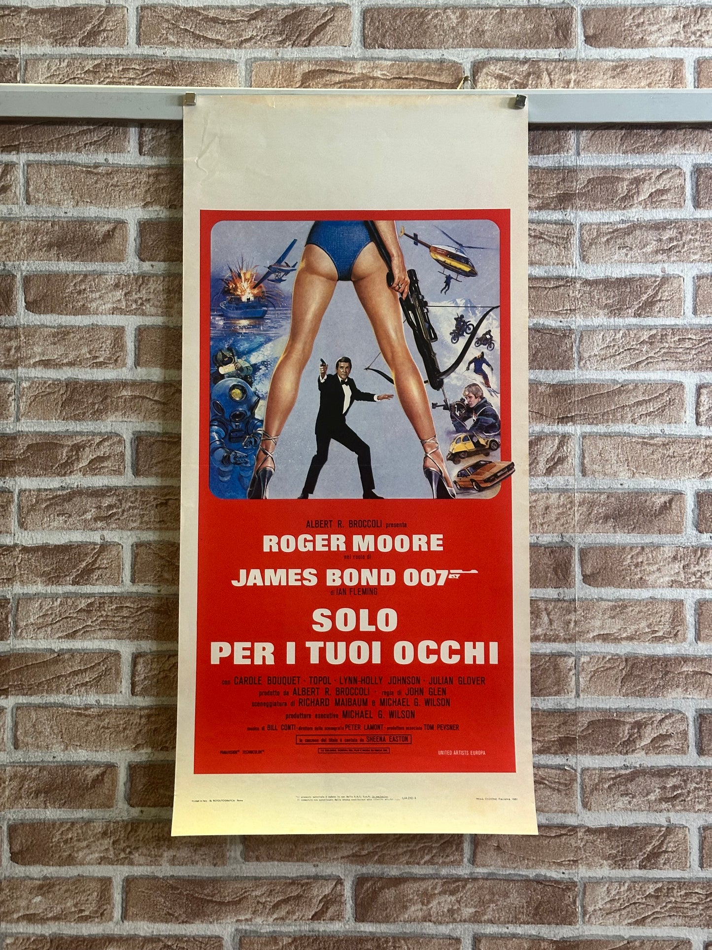 Locandina di cinema - 007 solo per i tuoi occhi