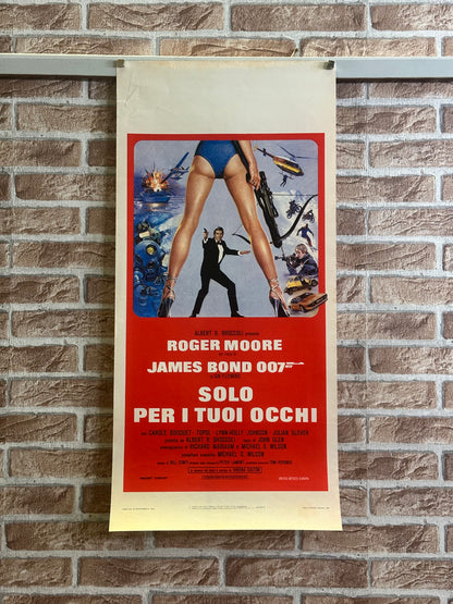 Locandina di cinema - 007 solo per i tuoi occhi