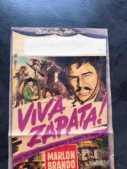 Locandina di cinema - Viva Zapata! - Marlon Brando
