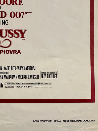 Locandine di cinema - 007 Octopussy - Roger Moore