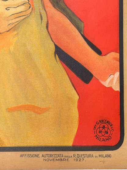 Manifesto pubblicitario originale - Philips Radio