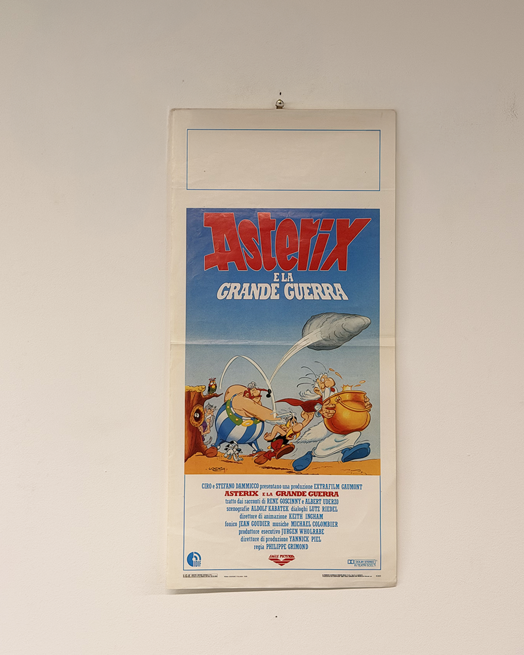 Locandina di cinema - Asterix e la grande guerra