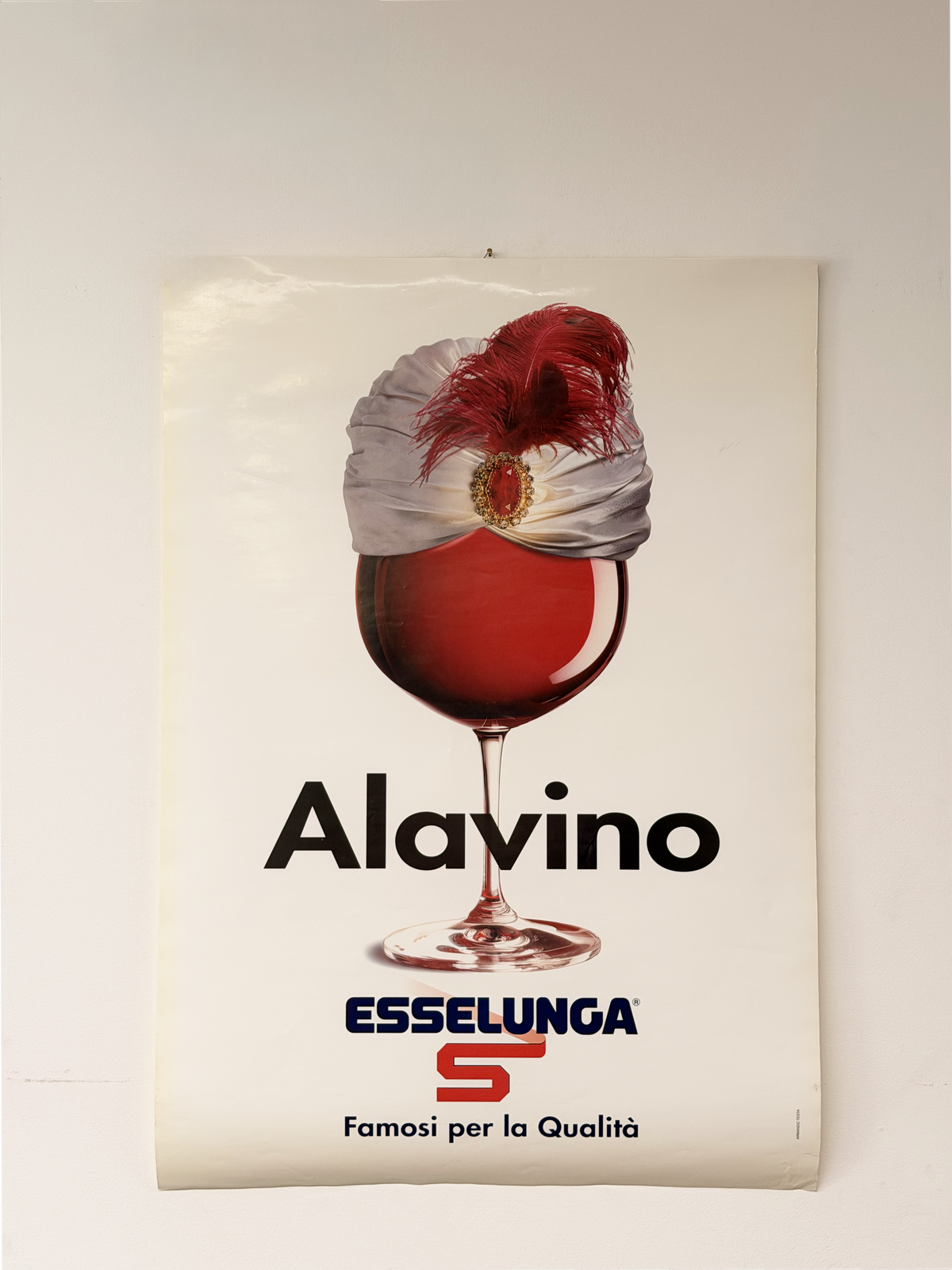 Manifesto pubblicitario originale - Alavino Esselunga