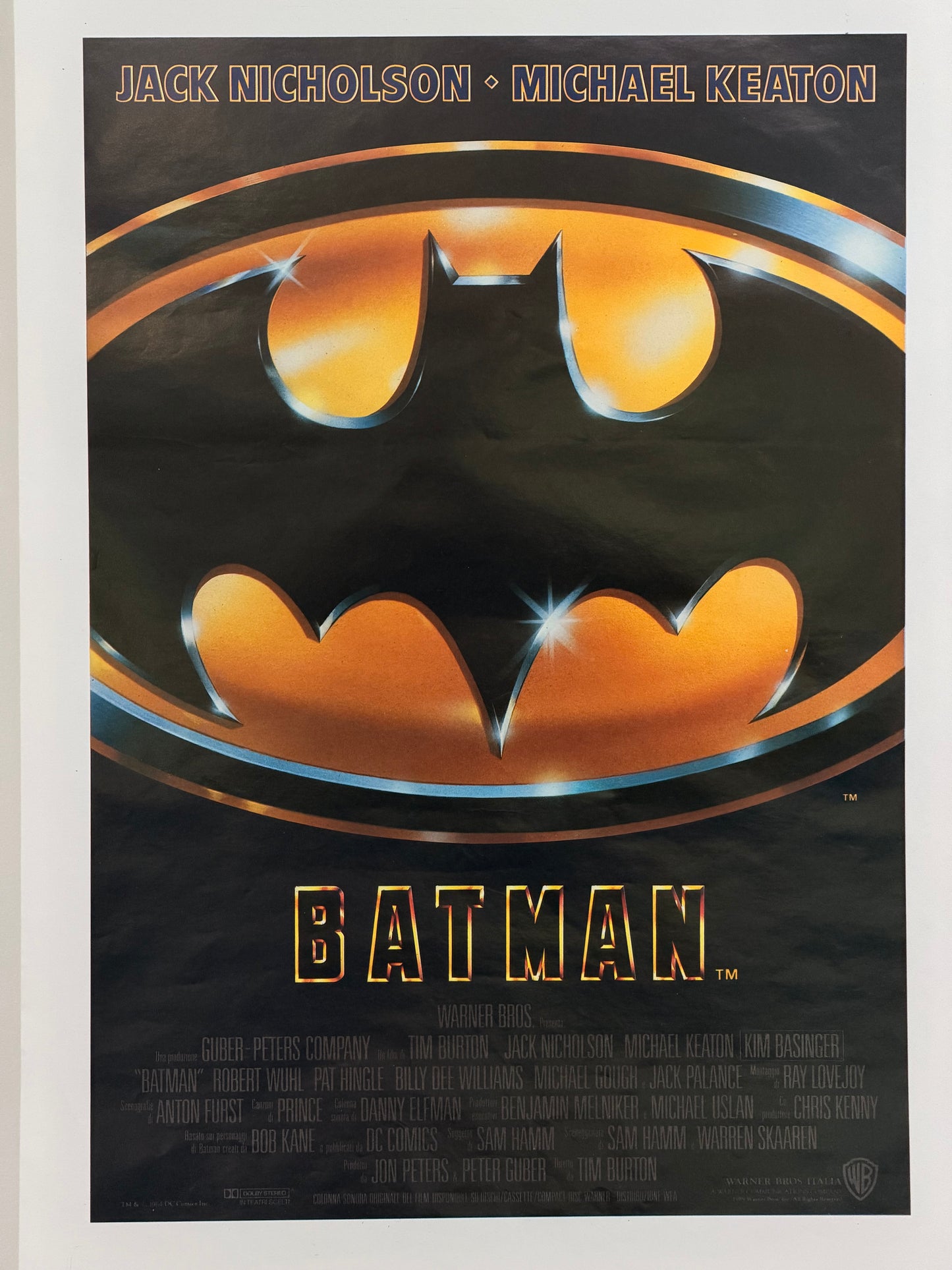 Locandina di cinema - Batman Jack Nicholson