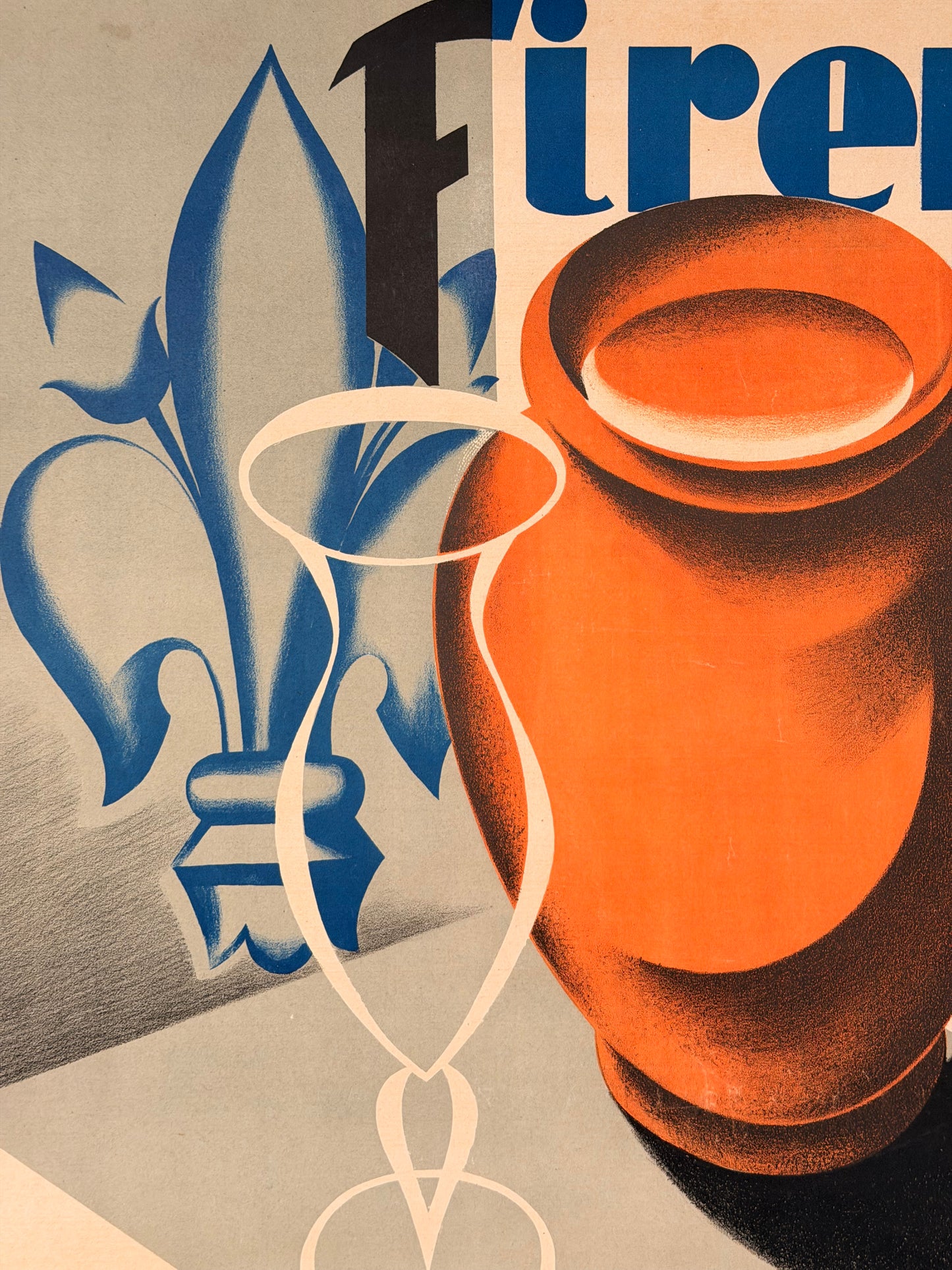 Manifesto pubblicitario originale - Fiera Nazionale Dell’Artigianato Firenze