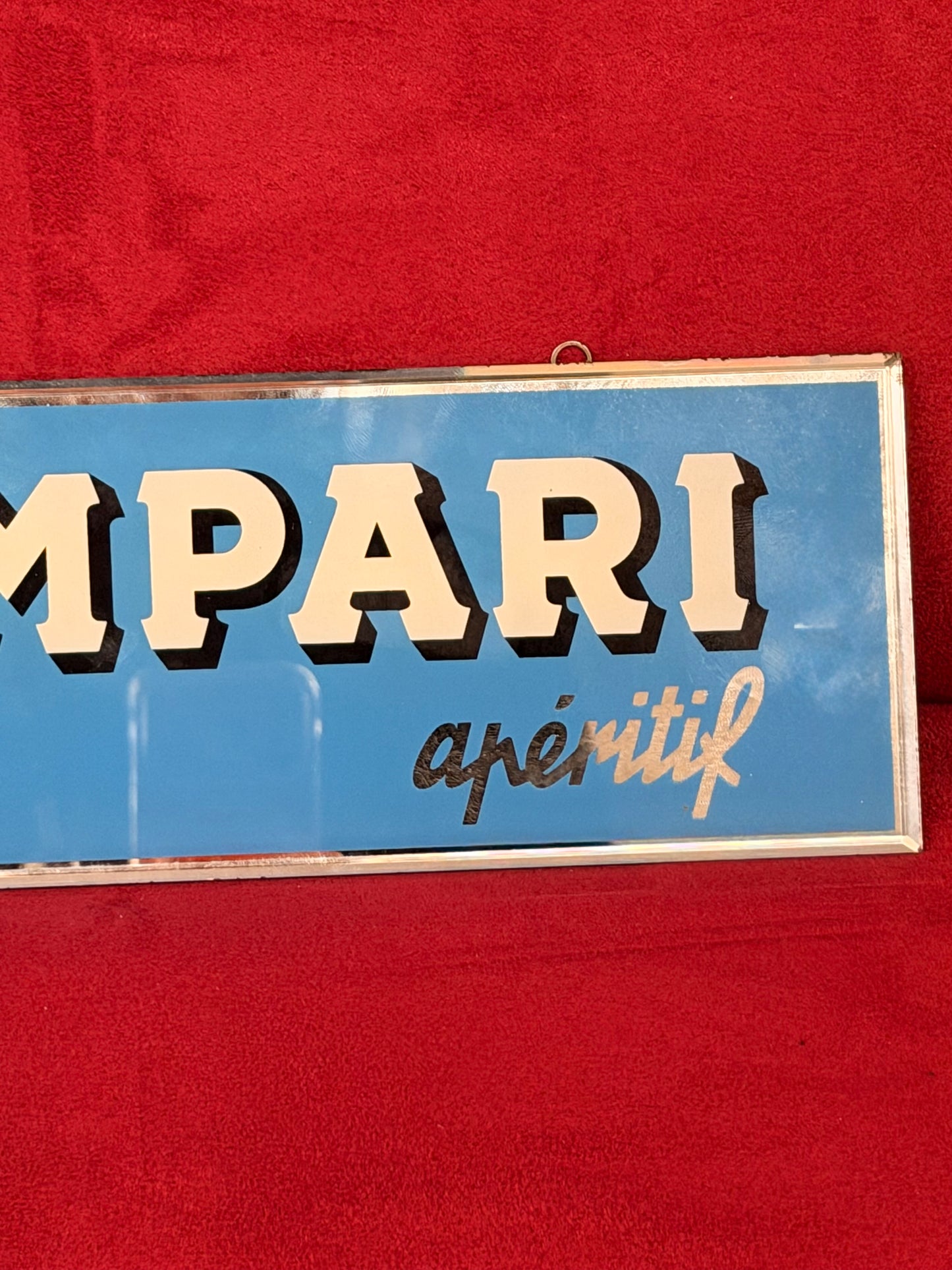 Vetrofania originale - Campari Aperitif