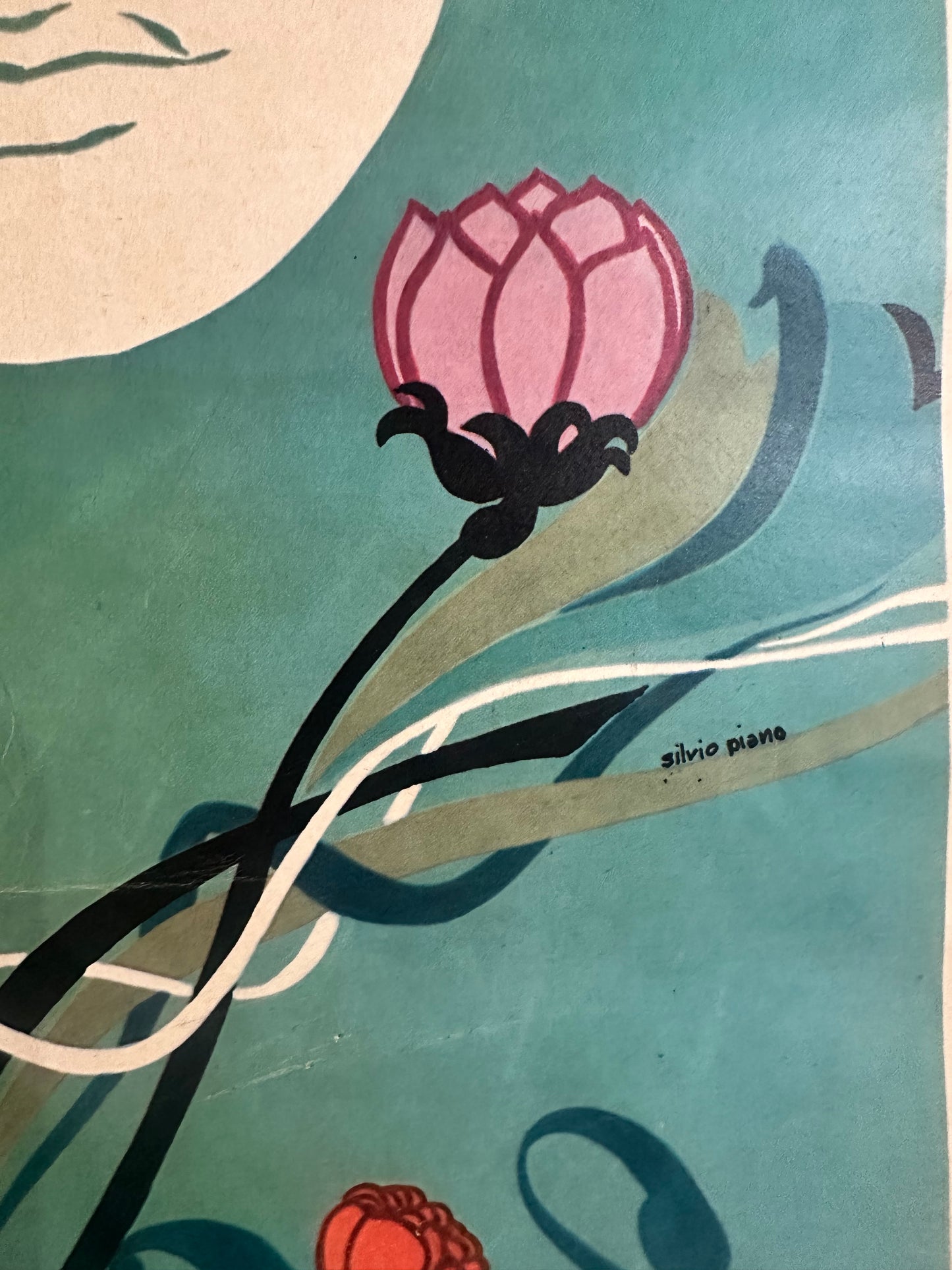 Manifesto pubblicitario originale - Silvio Piano per Pernod