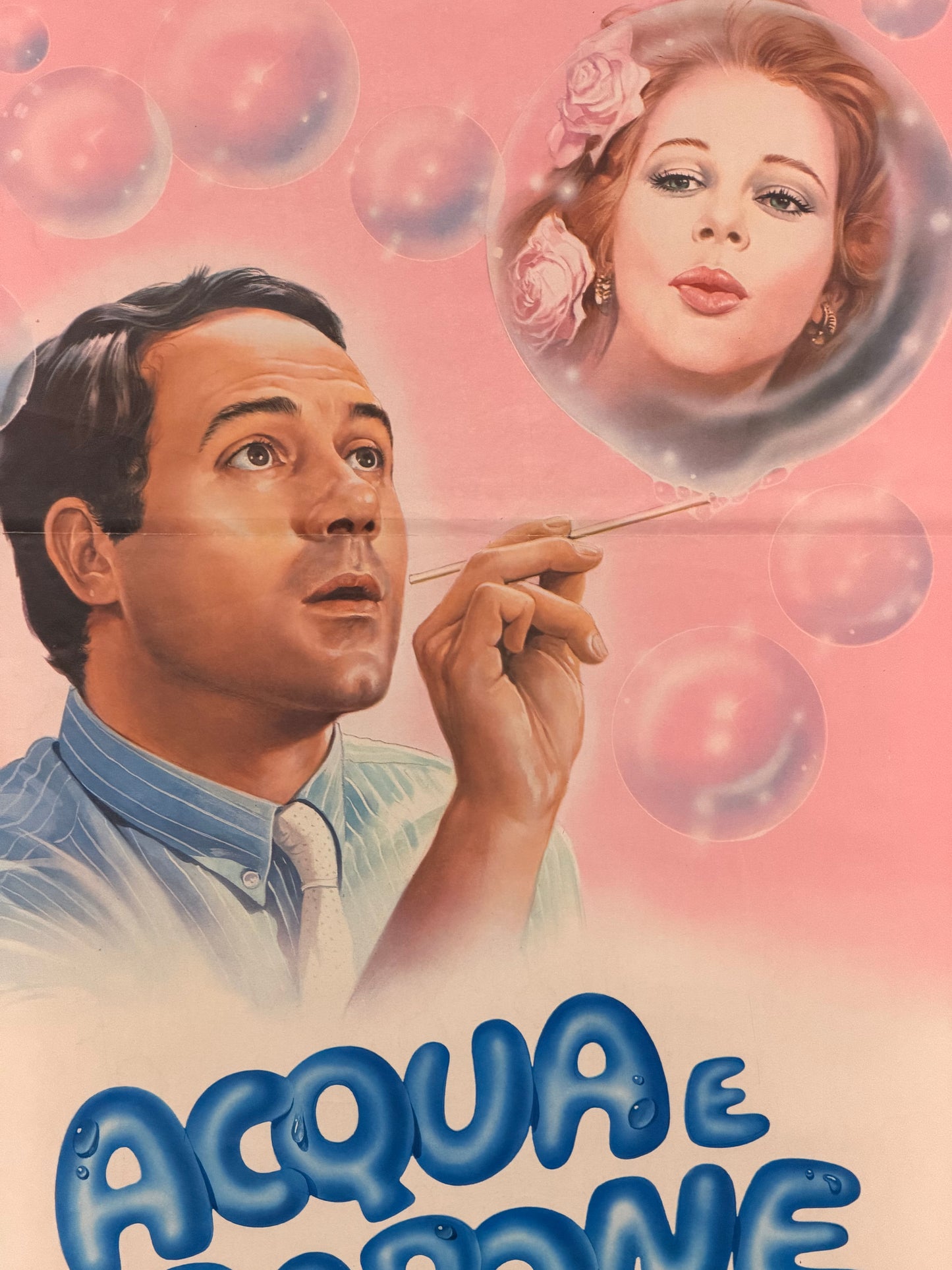 Locandina di cinema - Acqua e Sapone
