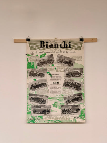 Manifesto pubblicitario originale - Bianchi - Milano