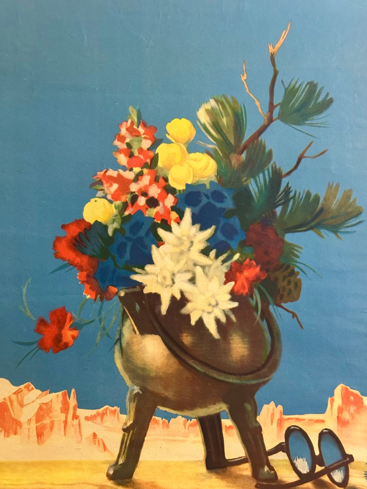 Manifesto pubblicitario originale - ENIT Alto Adige