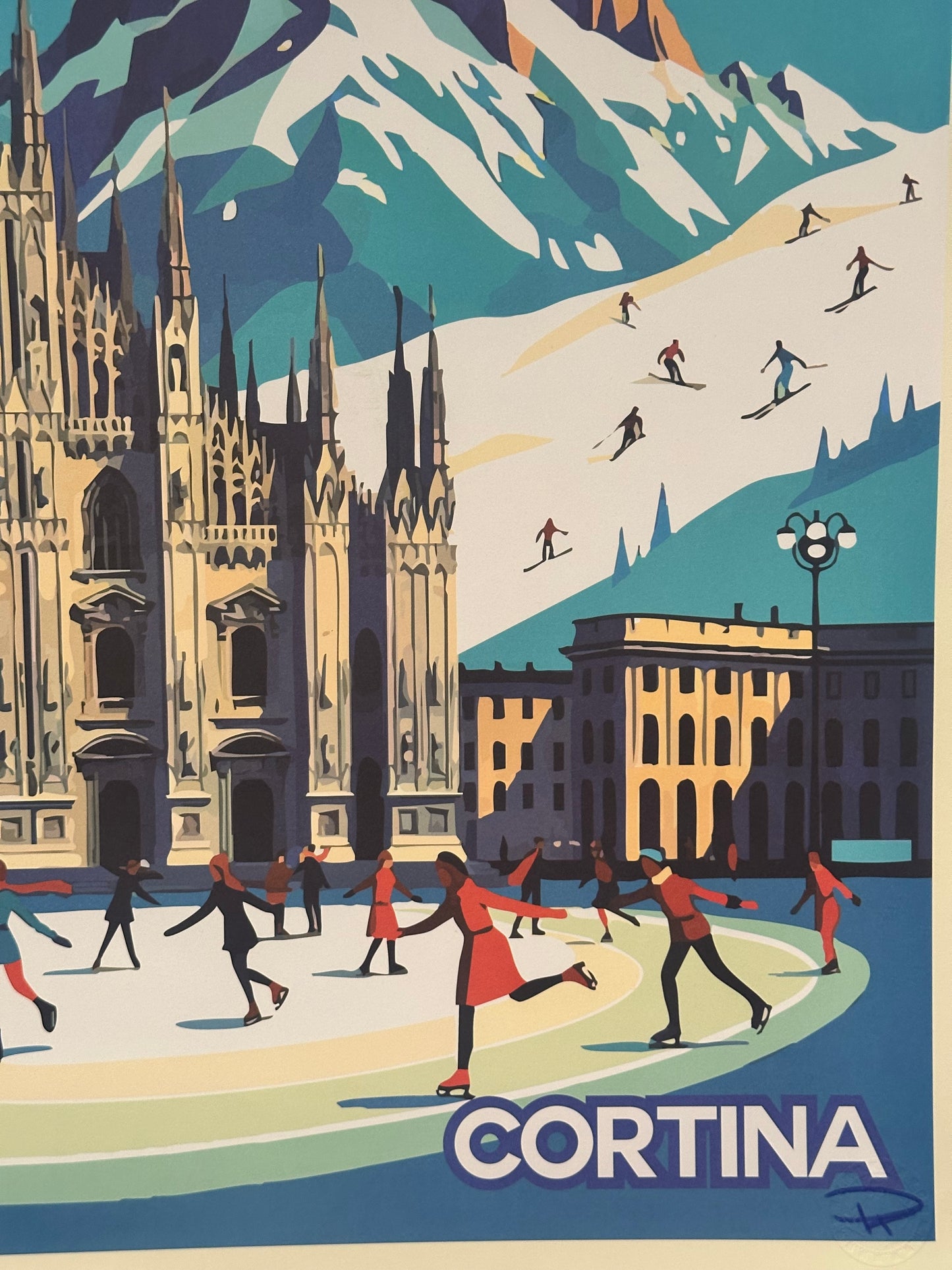 Manifesto pubblicitario - Milano Cortina 2026