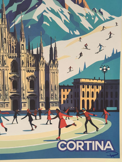 Manifesto pubblicitario - Milano Cortina 2026