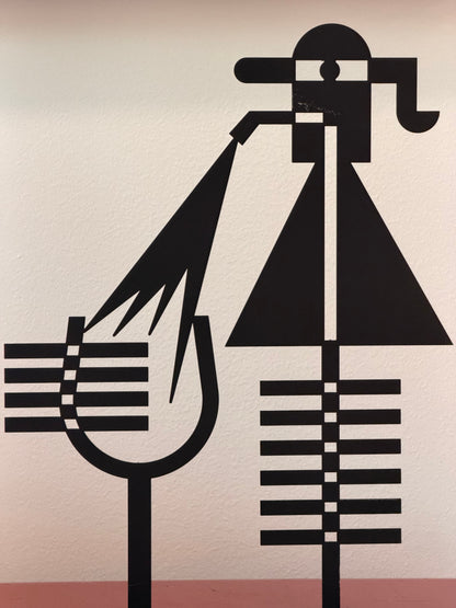 Statua in ferro decorativa - Fortunato Depero