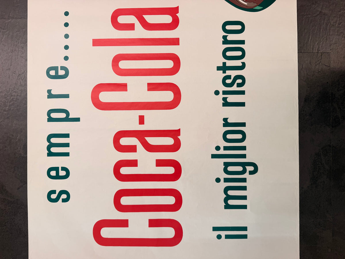 Manifesto pubblicitario originale - Coca Cola