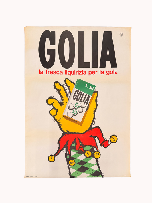 Manifesto pubblicitario originale - Golia
