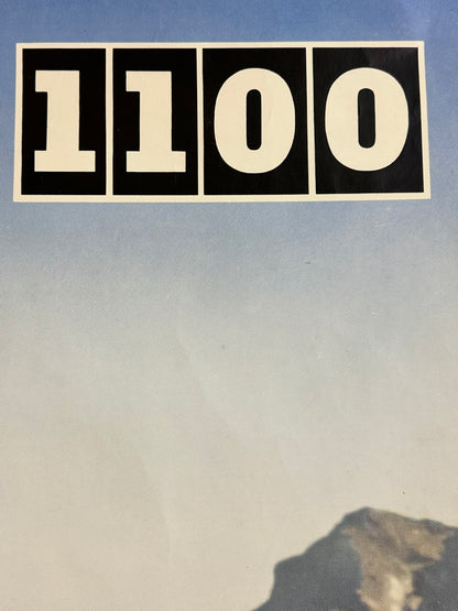 Manifesto pubblicitario originale - Fiat 1100