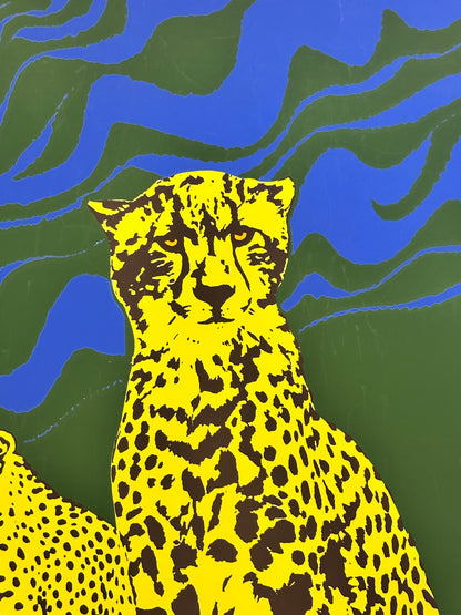 Manifesto pubblicitario originale - Ford leopardo