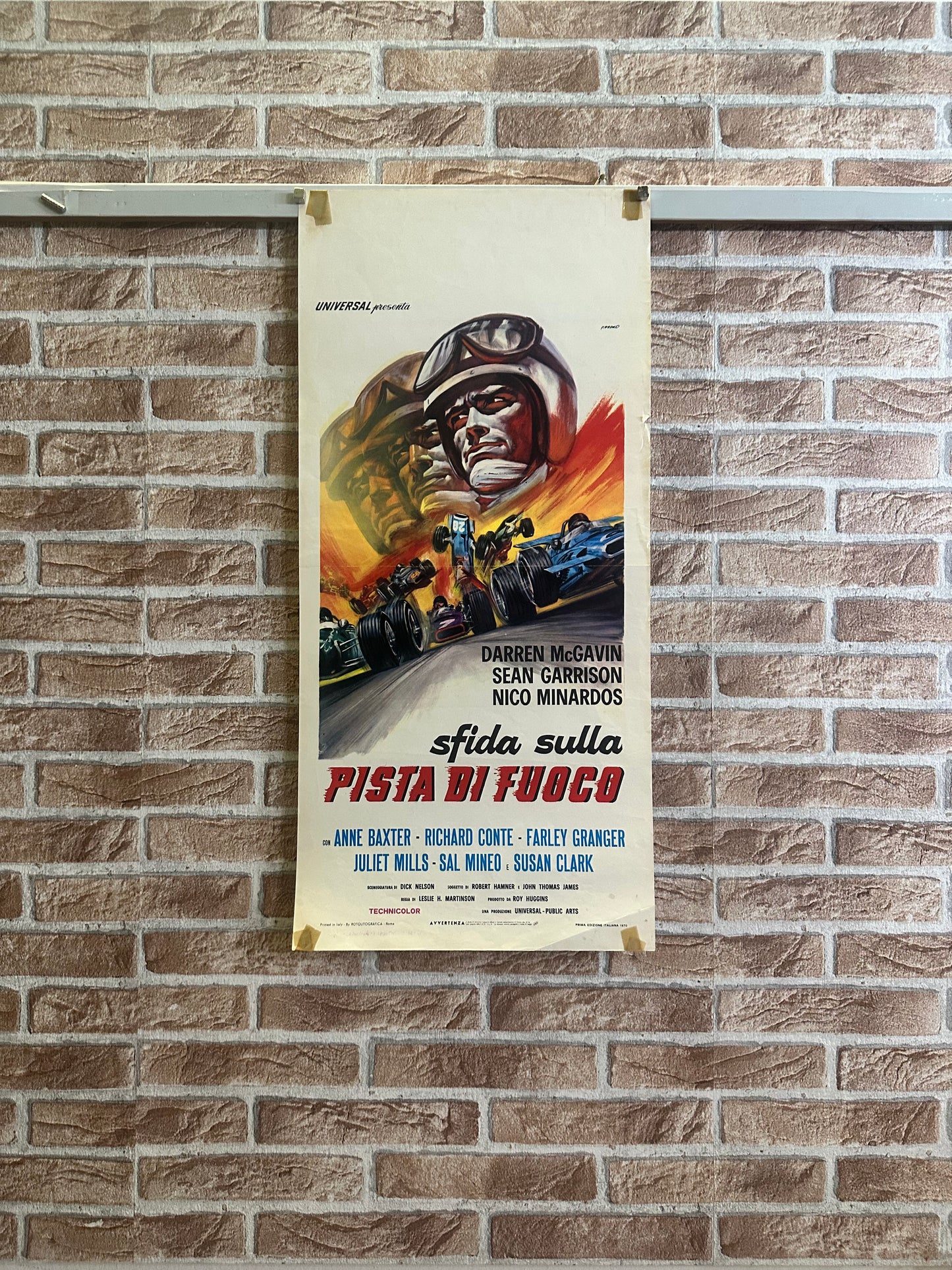 Locandina di cinema - Pista di Fuoco